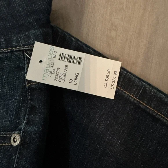 Maurices Dark Blue Boot Cut Jeans - Picture 3 of 7